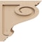 Ekena Millwork 6"W x 12"D x 12"H Classic Scroll Rough Cedar Woodgrain TimberThane Corbel, Primed Tan CORUR06X12X12SCRRCPR - alternate 2